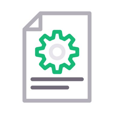 vektör renk çizgisi simgesi ayarlanıyor 