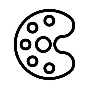 renk vektörü ince çizgi simgesi 