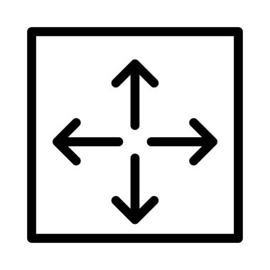 işaretleyici vektör ince çizgi simgesi 