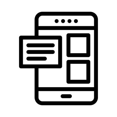 applications vector thin line icon 