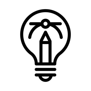 yaratıcı vektör ince çizgi simgesi 