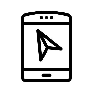 Vektör ince çizgi simgesine tıklayın 