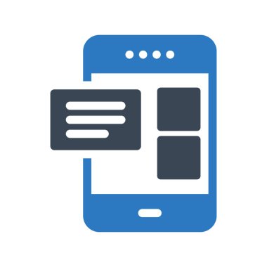 uygulamalar vektör renk simgesi