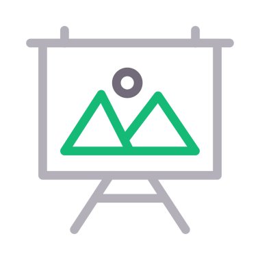 resim vektör renk çizgisi simgesi 