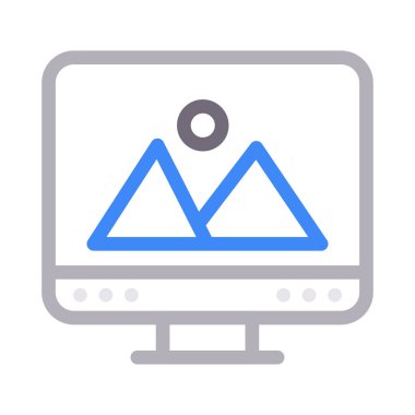 vektör renk çizgisi simgesi 