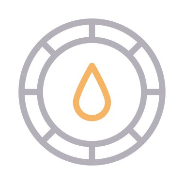 palet vektör renk çizgisi simgesi 