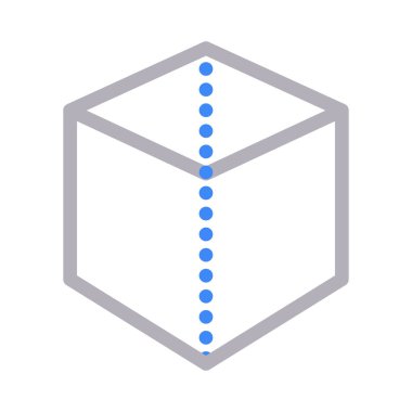 şekil vektör renk çizgisi simgesi 