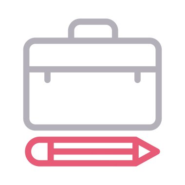 çalışma vektörü renk çizgisi simgesi 