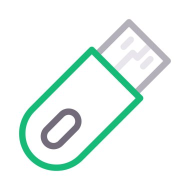 sürücü vektör renk çizgisi simgesi 