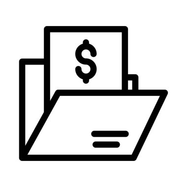 dizin vektörü ince çizgi simgesi 