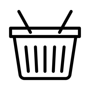 Tramvay vektörü ince çizgi simgesi 