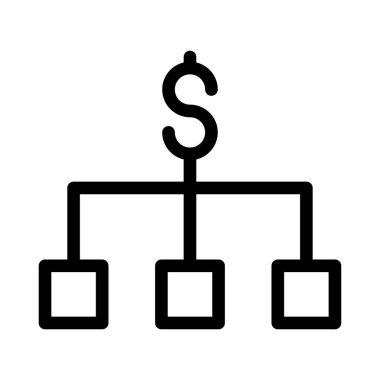 grafik vektörü ince çizgi simgesi 