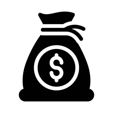 Dolar vektör sembolü düz simge 