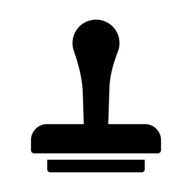 Doğrulanmış vektör glyph düz simgesi