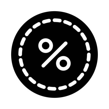 vektör glyph düz simgesi teklif et