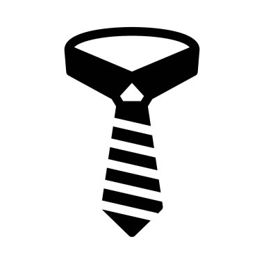 boyun vektör düz simge