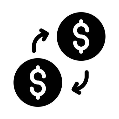 değişken vektör düz simgesi