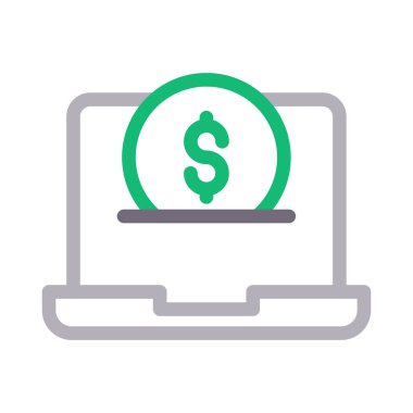 çevrimiçi vektör renk çizgisi simgesi