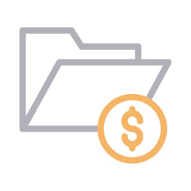 dizin vektör renk çizgisi simgesi