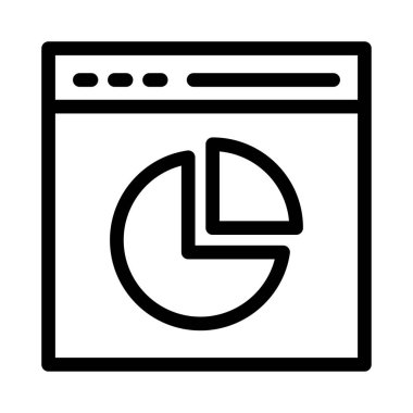 turta vektörü ince çizgi simgesi