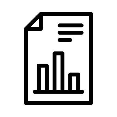 dosya vektörü ince çizgi simgesi