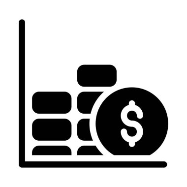 grafik vektör düz simgesi