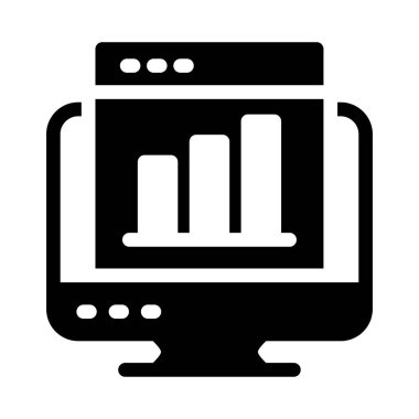 grafik vektör düz simgesi