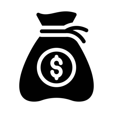 Dolar vektör sembolü düz simge