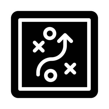 planlama vektörü simgesi düz simgesi