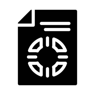 sayfa vektör düz simgesi