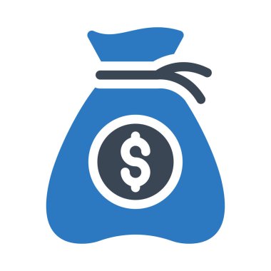 Dolar vektör renk simgesi