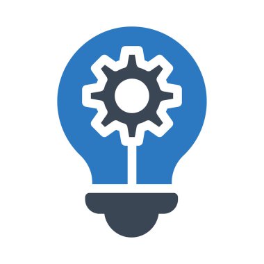 fikir vektörü renk simgesi