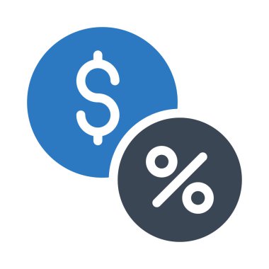 indirimli vektör renk simgesi