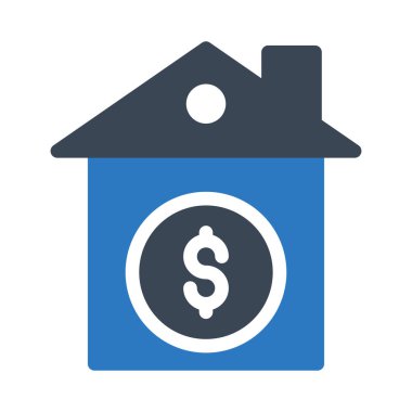 Dolar vektör renk simgesi