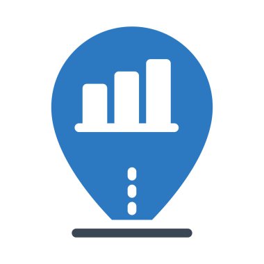 harita vektör renk simgesi