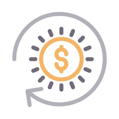 vektör renk çizgisi simgesini transfer et