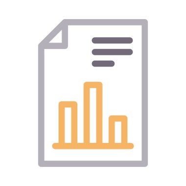 dosya vektör renk çizgisi simgesi