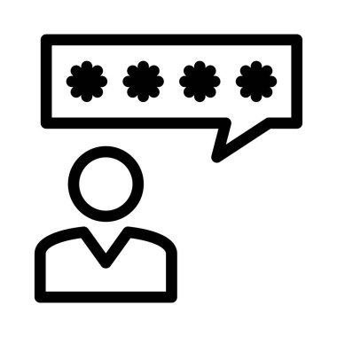 Giriş vektörü ince çizgi simgesi