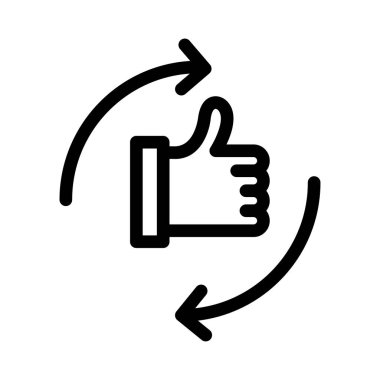 Tamam vektör ince çizgi simgesi