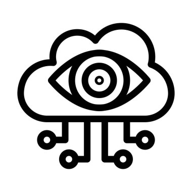 hesaplama vektörü ince çizgi simgesi