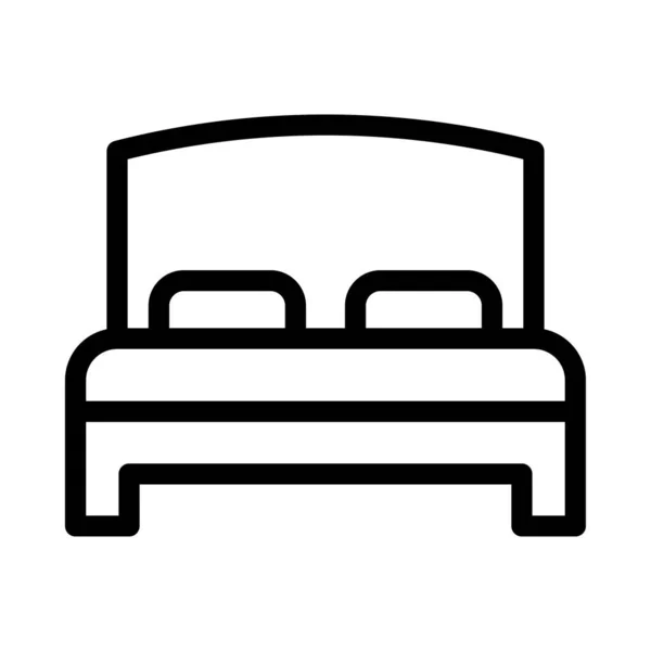 Εικονίδιο Λεπτής Γραμμής Διανύσματος Ύπνου — Διανυσματικό Αρχείο