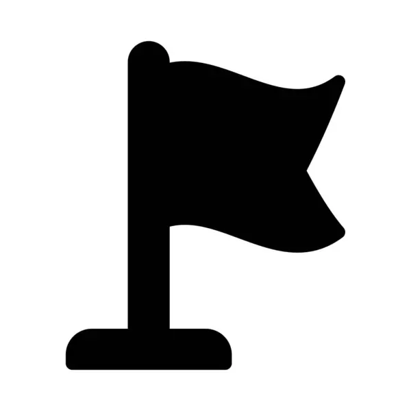 Знак Векторний Гліф Плоский Значок — стоковий вектор