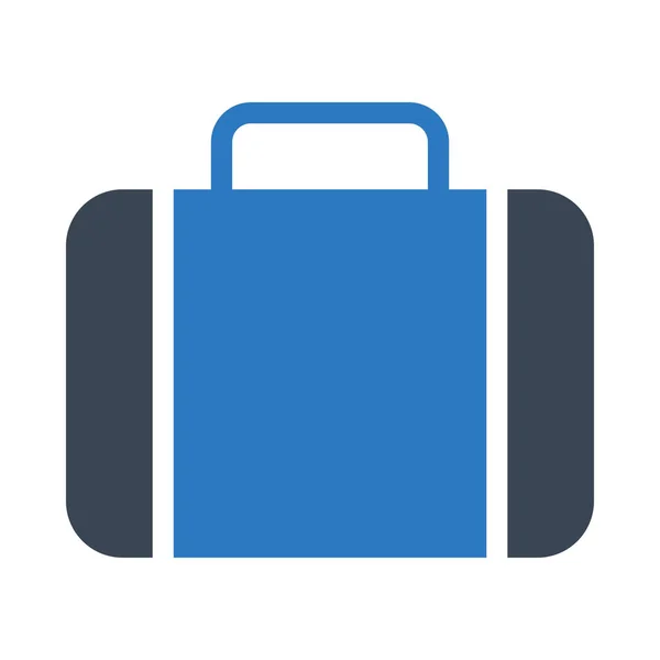 Luggage Vector Glyph Color Icon — 스톡 벡터