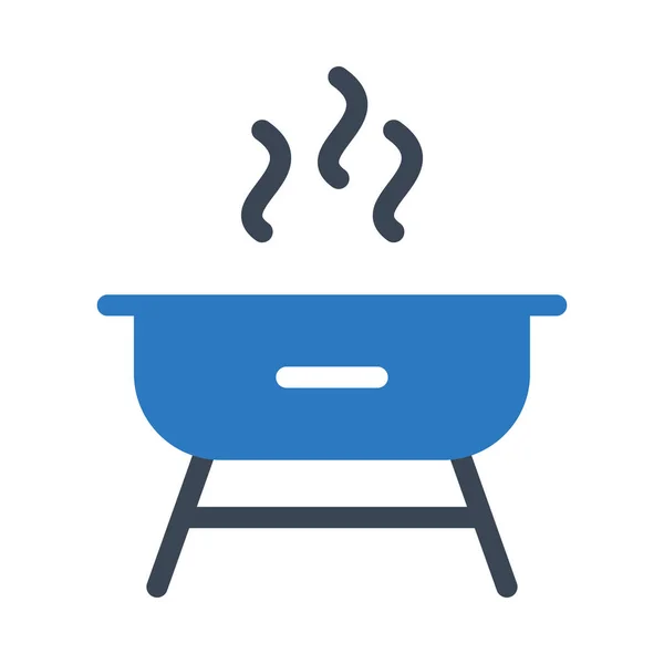 Bar Cue Vector Glyph Color Icon — 스톡 벡터