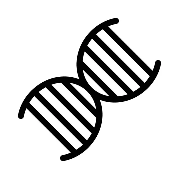 Genetica Vector Giyph Platte Pictogram — Stockvector