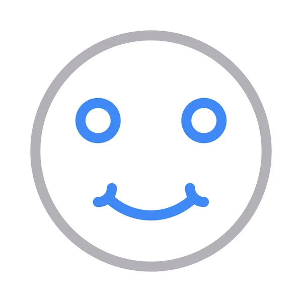 Emoji Vecteur Couleur Ligne Icône — Image vectorielle