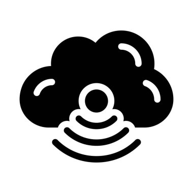 kablosuz vektör düz simge