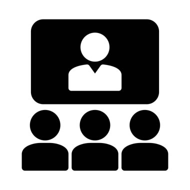 vektör glifini düz simge olarak çağır