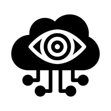 hesaplama vektörü glyph düz simgesi