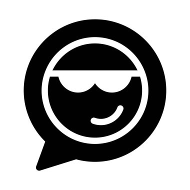 emoji vektör düz simge